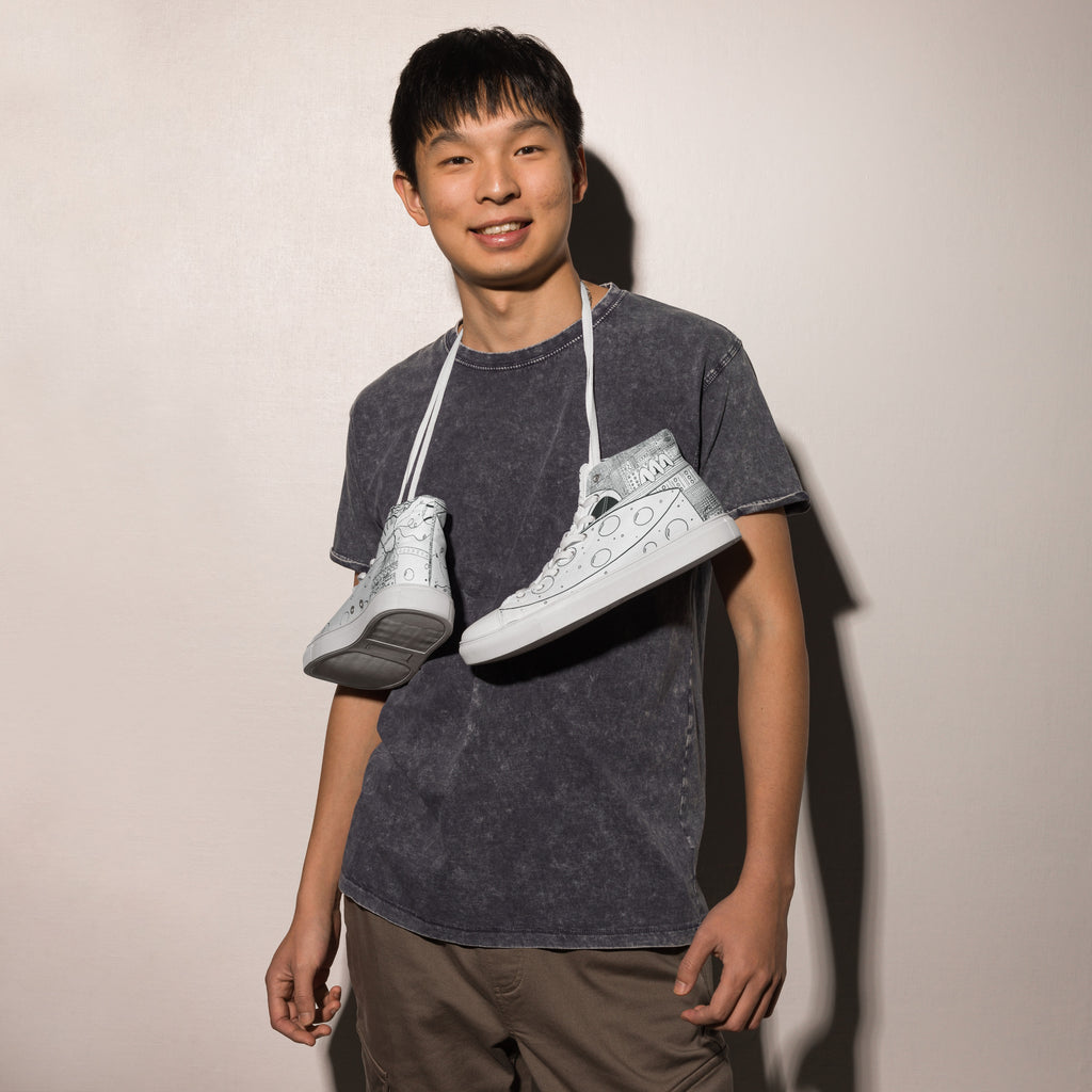 Men’s Brain in a Vat High Top Shoes
