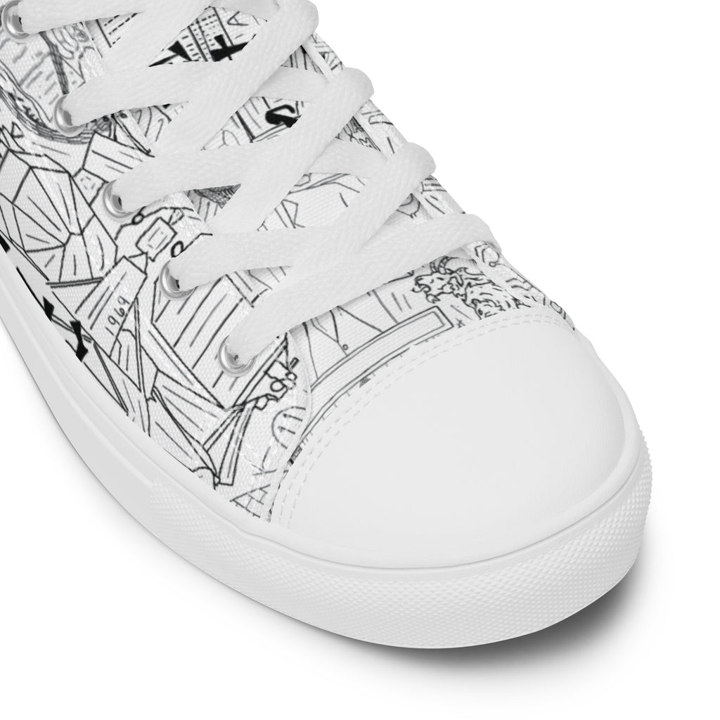Men’s Tin Foil Hat High Top Shoes