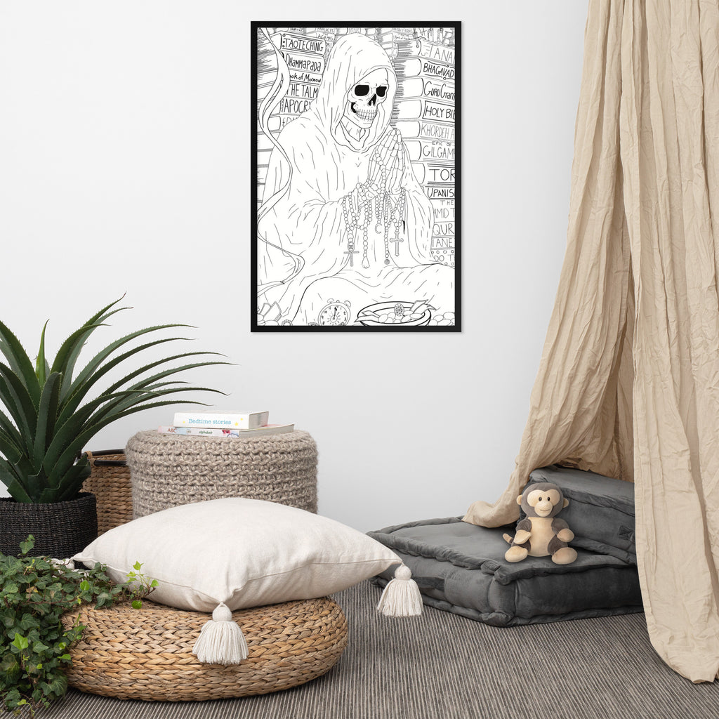 Anti-theism Framed Print