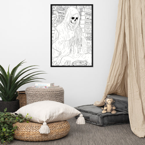 Anti-theism Framed Print
