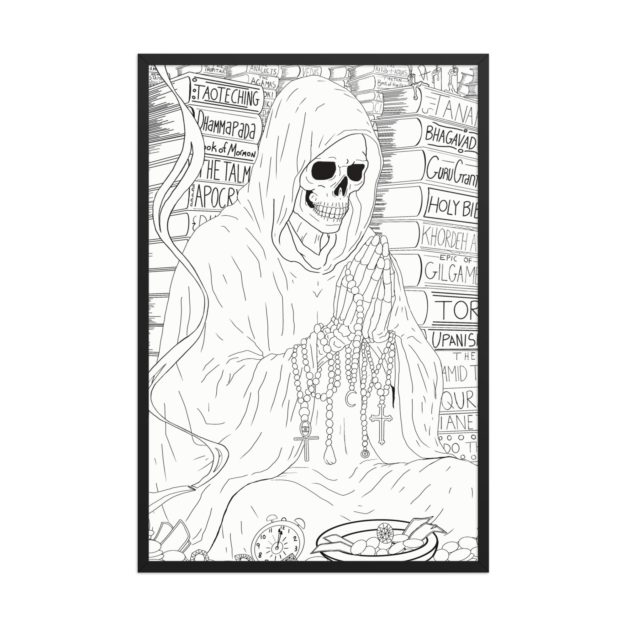 Anti-theism Framed Print
