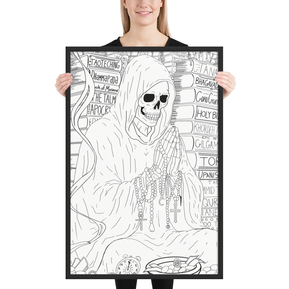 Anti-theism Framed Print