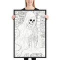 Anti-theism Framed Print