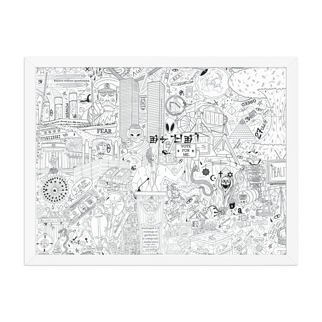 Tin Foil Hat Framed Print