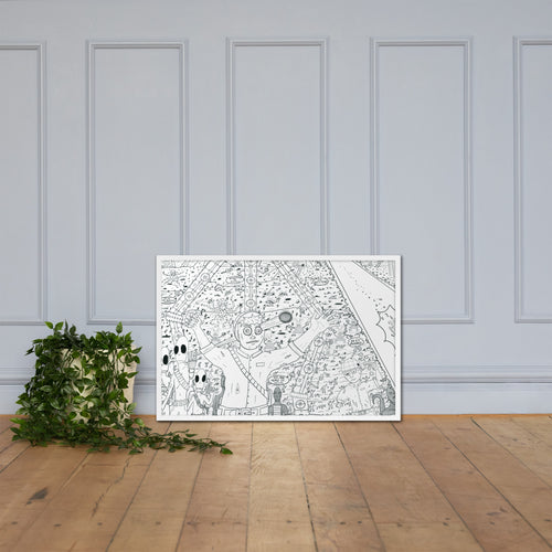 Alien Invasion Framed Print