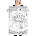 Brain in a Vat Framed Print
