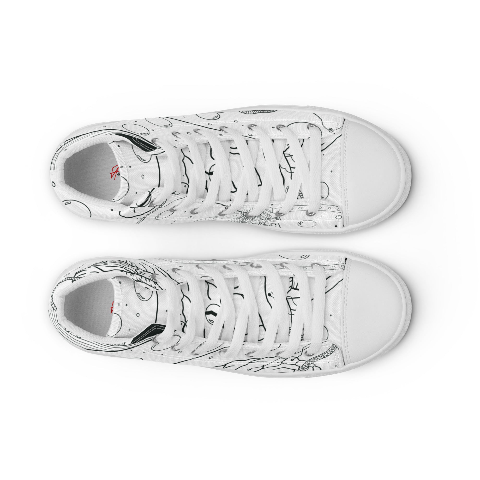 Women’s Brain In a Vat High Top Shoes