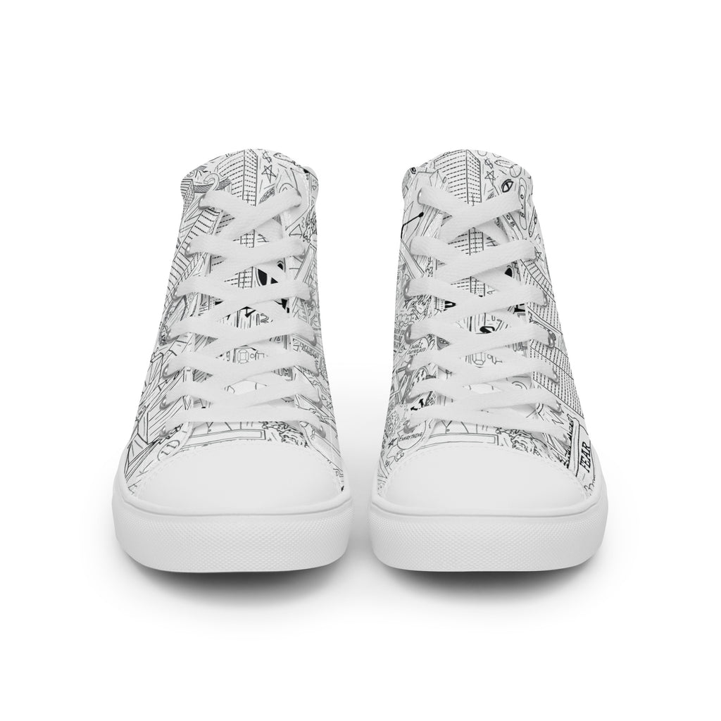 Women’s Tin Foil Hat High Tops