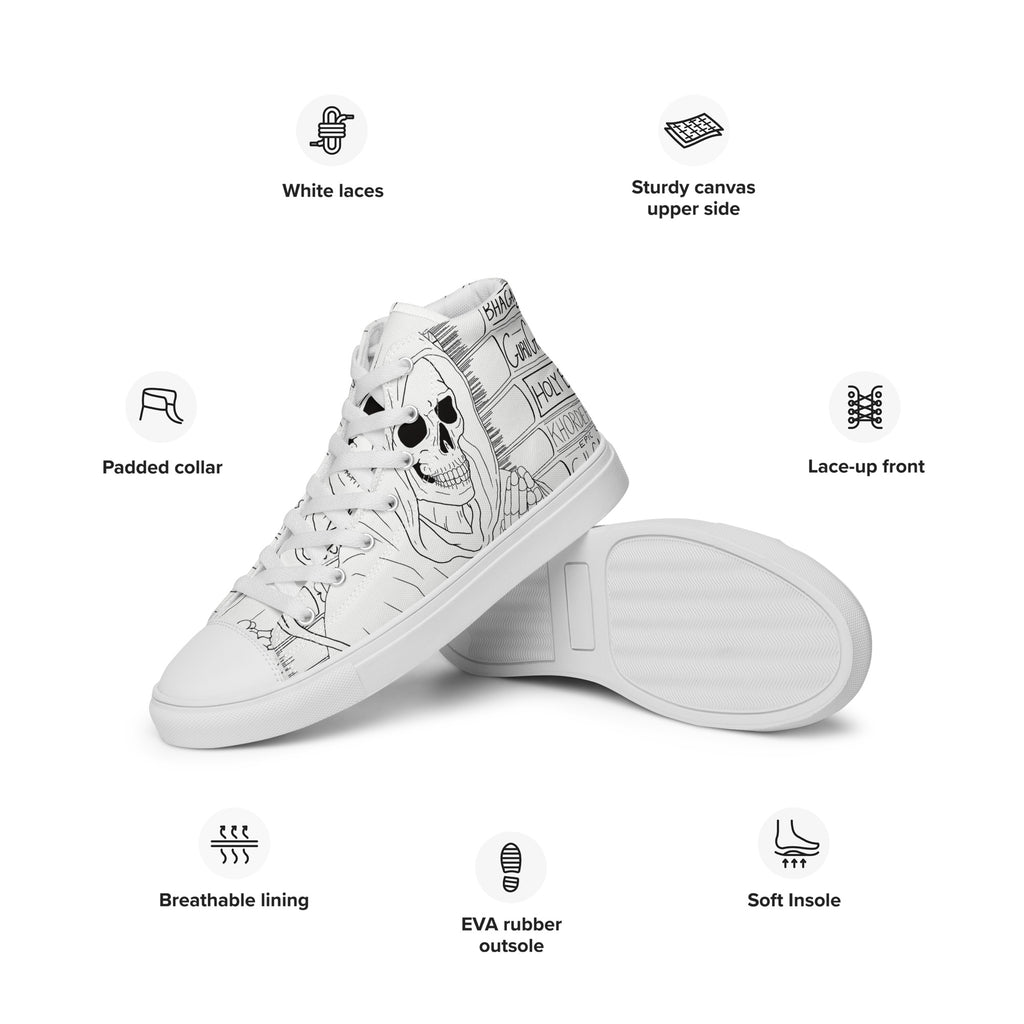 Men’s Anti-theism High Top Shoes